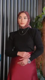 Firi Kloş Saten Etek - Görsel 3